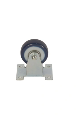 Колесо аппаратное неповоротное FCv 25 50 мм (синяя резина) купить в Москве с доставкой по всей России | ProtosMarket.ru