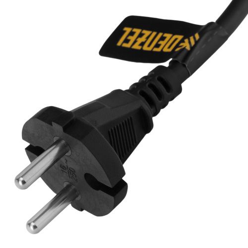 Шнур сетевой Energy Series, ПВС, 1,5 м, 2 x 1,5 мм, с неразборной вилкой, черный, Denzel купить в Москве с доставкой по всей России | ProtosMarket.ru