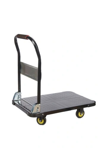 Тележка платформенная 600 кг TOR PH600 (720х470) со складной ручкой (пластиковые колеса 100 мм) купить в Москве с доставкой по всей России | ProtosMarket.ru