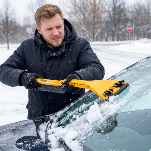 Щетка-сметка со скребком 590 мм Denzel купить в Москве с доставкой по всей России | ProtosMarket.ru
