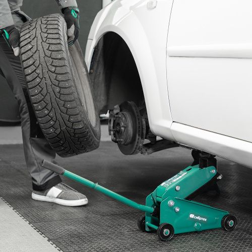 Домкрат гидравлический подкатной, 2,5 т, 148-387 мм Сибртех купить в Москве с доставкой по всей России | ProtosMarket.ru