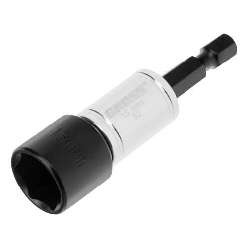 Бита с торцевой головкой, магнит. Nut-Driver, 13 мм, S2 Gross купить в Москве с доставкой по всей России | ProtosMarket.ru