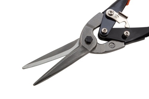 Ножницы по металлу, удлиненные, 290 мм, пряморежущие, обрезиненные рукоятки Sparta купить в Москве с доставкой по всей России | ProtosMarket.ru