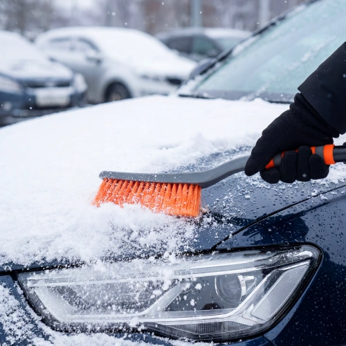 Щетка-сметка для снега со скребком 580 мм Stels купить в Москве с доставкой по всей России | ProtosMarket.ru