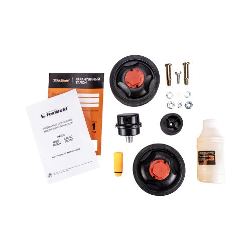 Компрессор масляный коаксиальный AERO 220/24 с комплектом купить в Москве с доставкой по всей России | ProtosMarket.ru