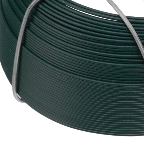 Проволока с ПВХ покрытием, зеленая 0.9 мм, длина 50 м Сибртех купить в Москве с доставкой по всей России | ProtosMarket.ru