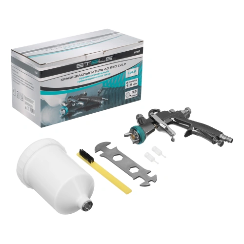 Краскораспылитель AG 950 LVLP, профессиональный, гравитационного типа, сопло 1.5 мм Stels по ценам производителя в Москве с доставкой по всей России