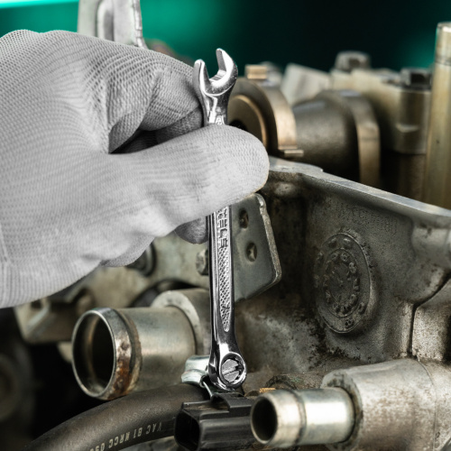 Ключ комбинированный, 7 мм, CrV, антислип Stels купить в Москве с доставкой по всей России | ProtosMarket.ru