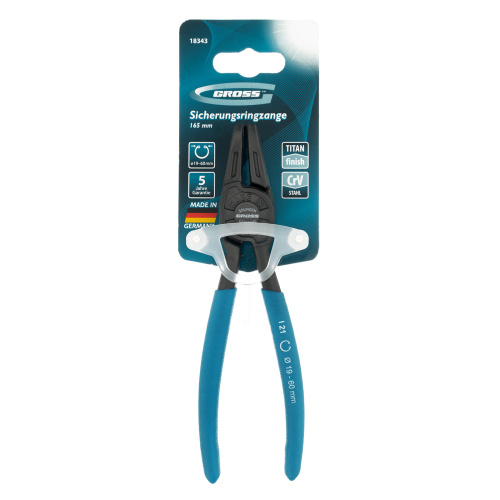 Съемник, 165 мм, для внутренних стопорных колец (19-60 мм) изогнутые губки (сжим) Gross купить в Москве с доставкой по всей России | ProtosMarket.ru