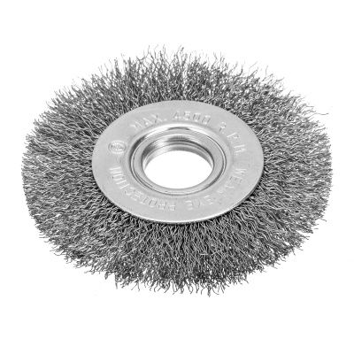 Щетка для УШМ, 100 мм, посадка 22.2 мм, плоская, витая проволока 0.3 мм Сибртех купить в Москве с доставкой по всей России | ProtosMarket.ru