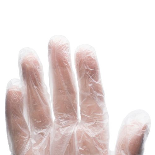 Перчатки одноразовые полиэтиленовые, прозрачные, 100 шт. (50 пар) L купить в Москве с доставкой по всей России | ProtosMarket.ru