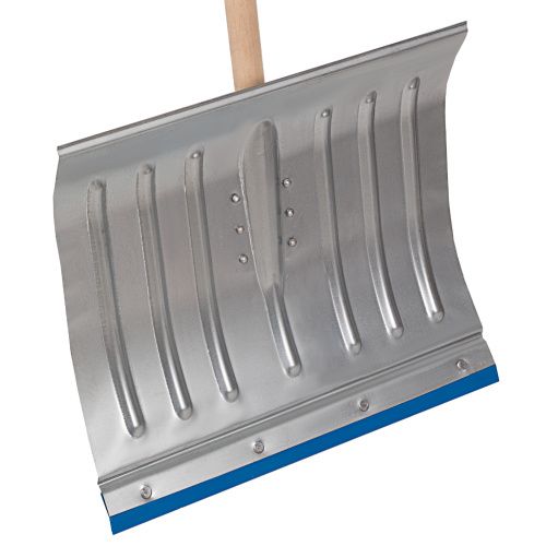 Лопата для уборки снега алюминиевая, 430 х 370 х 1350 мм, деревянный черенок, Сибртех купить в Москве с доставкой по всей России | ProtosMarket.ru