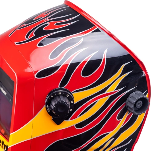 Маска сварщика КОРУНД-2 "огонь" (ф-р 7100V, пр-во FoxWeld/КНР),без коробки купить в Москве с доставкой по всей России | ProtosMarket.ru