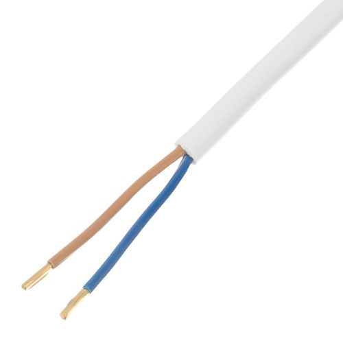 Шнур сетевой Energy Series, ПВС, 1,5 м, 2 x 1 мм, с неразборной вилкой, белый, Denzel купить в Москве с доставкой по всей России | ProtosMarket.ru