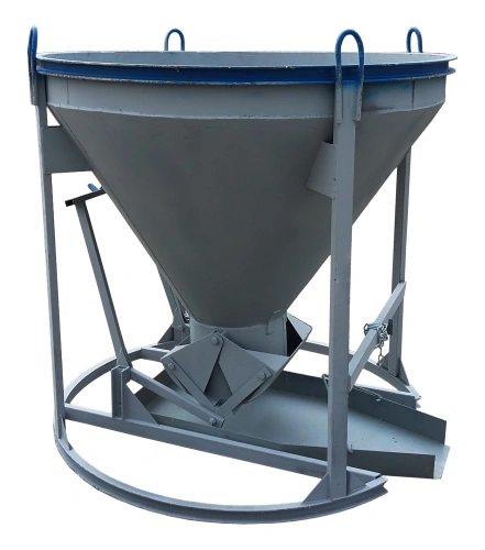 Бадья для бетона «Рюмка» 1,0 (БН-1,0), с лотком 600х1250 мм усиленная купить в Москве с доставкой по всей России | ProtosMarket.ru