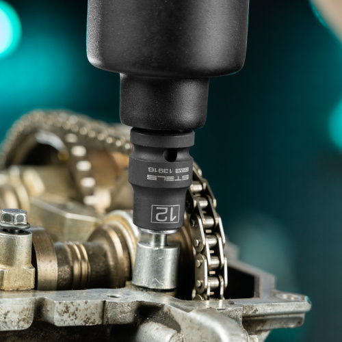 Головка ударная шестигранная, 12 мм, 1/2, CrMo Stels купить в Москве с доставкой по всей России | ProtosMarket.ru