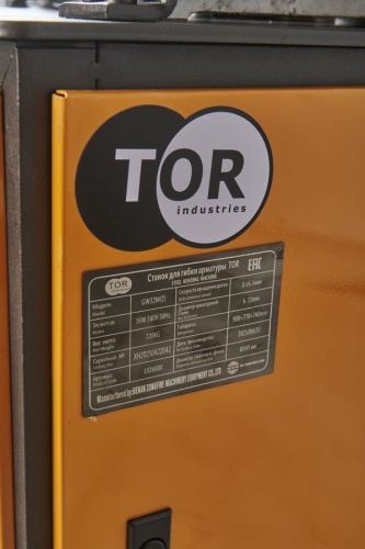 Станок для гибки арматуры TOR GW32M 32/28мм 3кВт (Z) купить в Москве с доставкой по всей России | ProtosMarket.ru