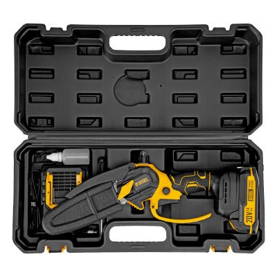 Цепная мини-пила аккумуляторная бесщет., CCS-150, шина 150 мм, Li-Ion, 20 В Denzel купить в Москве с доставкой по всей России | ProtosMarket.ru