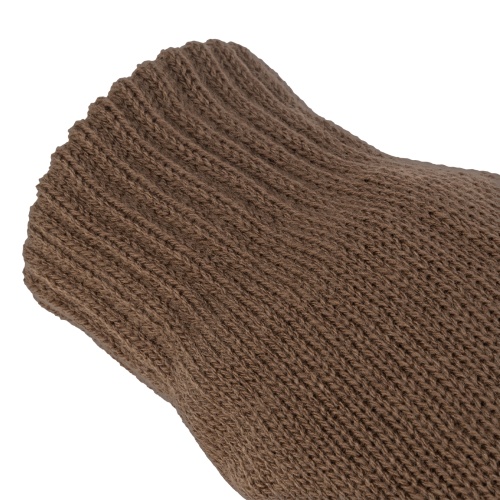 Перчатки трикотажные, акрил, двойные, коричневый, двойная манжета Россия Сибртех купить в Москве с доставкой по всей России | ProtosMarket.ru