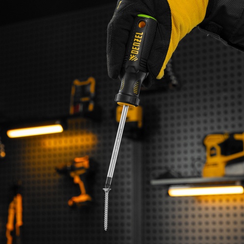 Отвертка, PZ2x100 мм, S2, 3к рукоятка Denzel купить в Москве с доставкой по всей России | ProtosMarket.ru