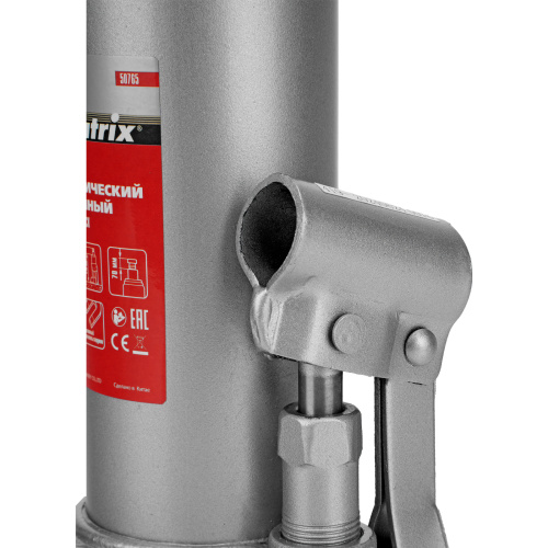 Домкрат гидравлический бутылочный, 6 т, h подъема 216-413 мм Matrix купить в Москве с доставкой по всей России | ProtosMarket.ru