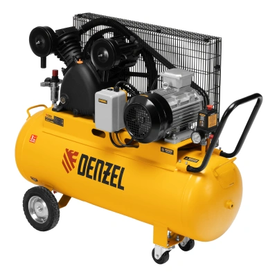 Компрессор воздушный рем. привод BCV 4000-T/100, 4,0 кВт, 100 литров, 690 л/мин Denzel купить в Москве с доставкой по всей России | ProtosMarket.ru