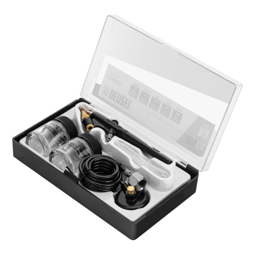 Аэрограф с нижним бачком AB2, 0,8 мм, 22 мл, 11 л/мин Denzel купить в Москве с доставкой по всей России | ProtosMarket.ru