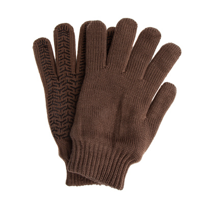 Перчатки трикотажные, двойные, полушерстяные, с ПВХ покрытием, Сибртех купить в Москве с доставкой по всей России | ProtosMarket.ru