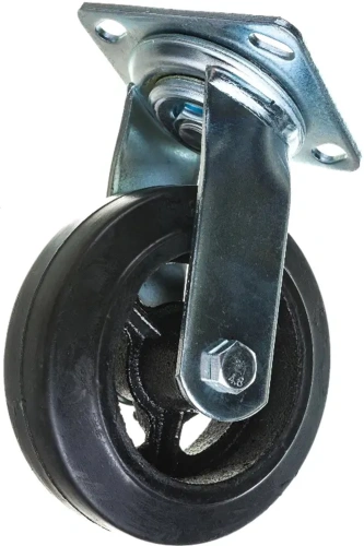 Колесо большегрузное поворотное SCd 63 150 мм обрезиненное РФ купить в Москве с доставкой по всей России | ProtosMarket.ru