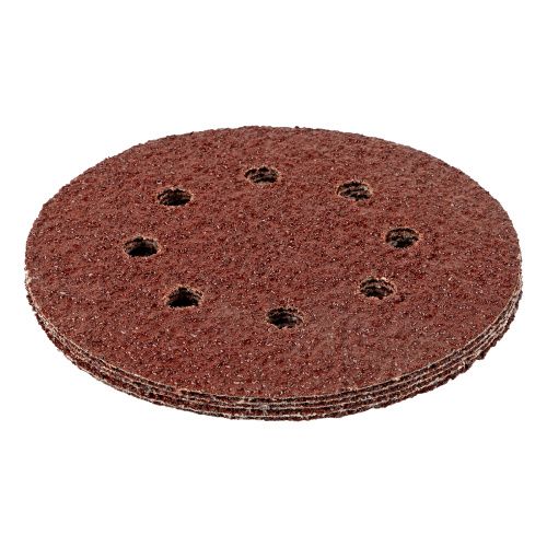 Круг абразивный на ворсовой подложке под "липучку", перфорированный, P 36, 125 мм, 5 шт Matrix купить в Москве с доставкой по всей России | ProtosMarket.ru
