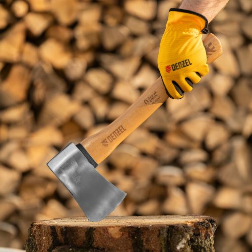 Топор кованый, 1130 г, американский тип, буковая рукоятка, 430мм, EFP Denzel купить в Москве с доставкой по всей России | ProtosMarket.ru