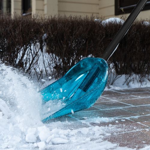 Лопата для уборки снега поликарбонат, 340х385х1340 мм, алюминиевый черенок, LUXE Palisad купить в Москве с доставкой по всей России | ProtosMarket.ru