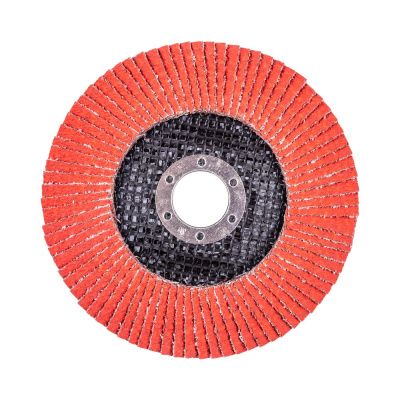 Круг лепестковый с керамическим абразивом для шлифования по нержавеющей стали FTL Everest 27 125 х 22,2 мм P40 купить в Москве с доставкой по всей России | ProtosMarket.ru