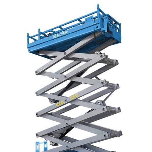 Самоходный ножничный подъемник с выдвижной платформой SKYER PL1435 купить в Москве с доставкой по всей России | ProtosMarket.ru