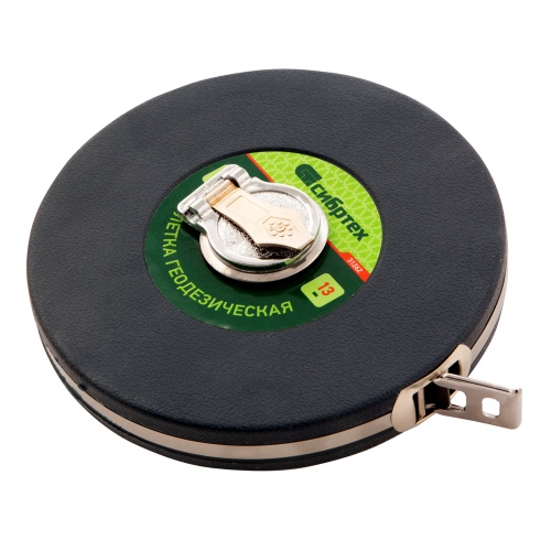 Рулетка геодезическая 30 м х 13 мм, закрытый корпус, фибергласовая лента Сибртех купить в Москве с доставкой по всей России | ProtosMarket.ru