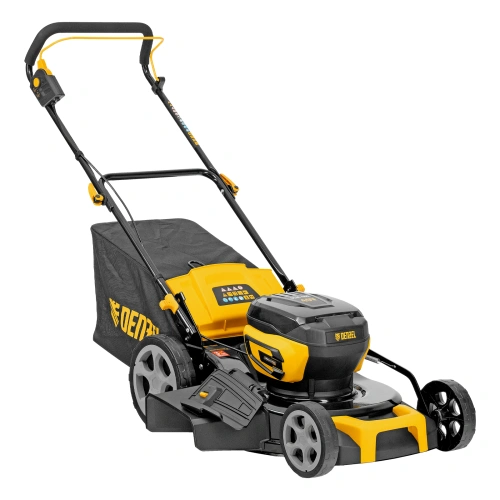 Газонокосилка аккумуляторная бесщет. DLM-460, 460 мм, травосб. 65 л., Li-Ion, 40 В Denzel купить в Москве с доставкой по всей России | ProtosMarket.ru