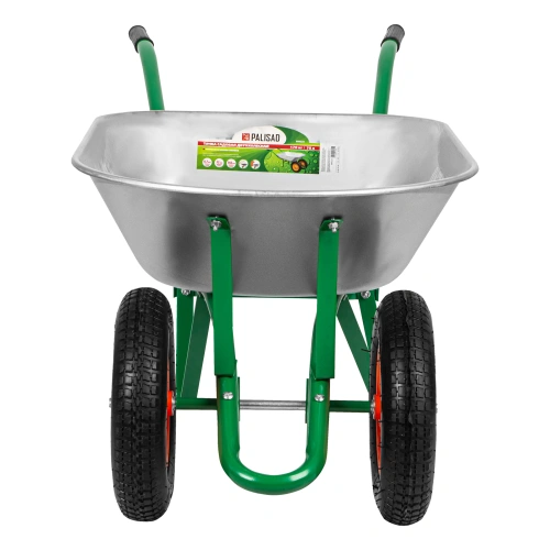 Тачка садовая, два колеса, грузоподъемность 170 кг, объем 78 л Palisad купить в Москве с доставкой по всей России | ProtosMarket.ru