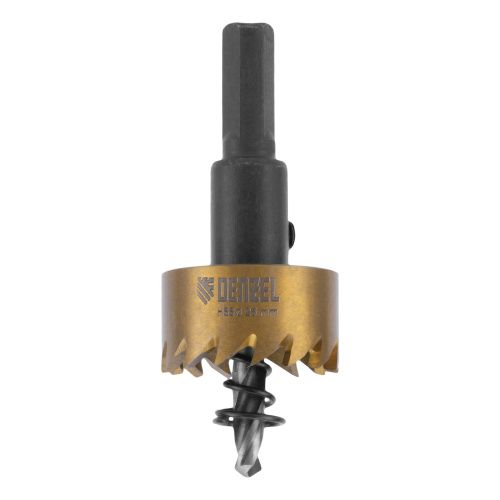Коронка по металлу HSS, 26 мм, нитридтитановое покрытие Denzel купить в Москве с доставкой по всей России | ProtosMarket.ru
