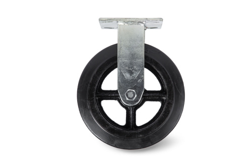 Колесо большегрузное неповоротное FCd 63 150 мм обрезиненное (N) купить в Москве с доставкой по всей России | ProtosMarket.ru