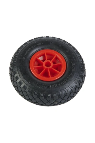 Колесо пневматическое резиновое 260 мм PR1805-2 (красное) по ценам производителя в Москве с доставкой по всей России