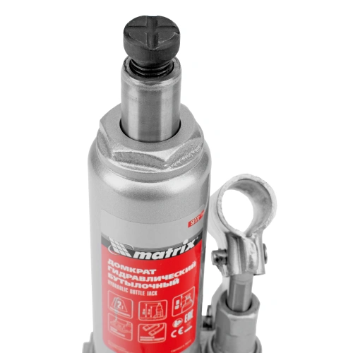 Домкрат гидравлический бутылочный, 2 т, h подъема 181-345 мм, в пластиковом кейсе Matrix купить в Москве с доставкой по всей России | ProtosMarket.ru