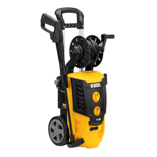 Моечная машина высокого давления R-180D, 2200 Вт, 180 бар, 380 л/ч, с барабаном// Denzel купить в Москве с доставкой по всей России | ProtosMarket.ru