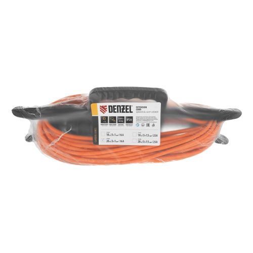 Удлинитель-шнур силовой Garden Series, ПВС, 20м, 1 розетка 3 x 1 мм, Denzel купить в Москве с доставкой по всей России | ProtosMarket.ru