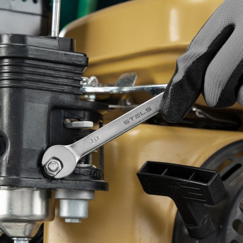 Набор ключей комбинированных, 8-19 мм, 8 шт, CrV, матовый хром Stels купить в Москве с доставкой по всей России | ProtosMarket.ru