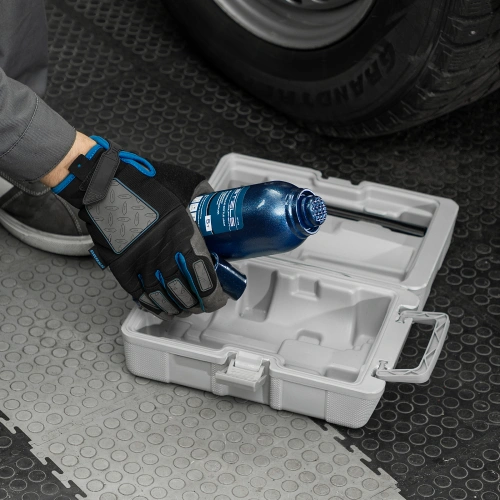 Домкрат гидравлический бутылочный, 5 т, h подъема 207-404 мм, в пластиковом кейсе Stels купить в Москве с доставкой по всей России | ProtosMarket.ru