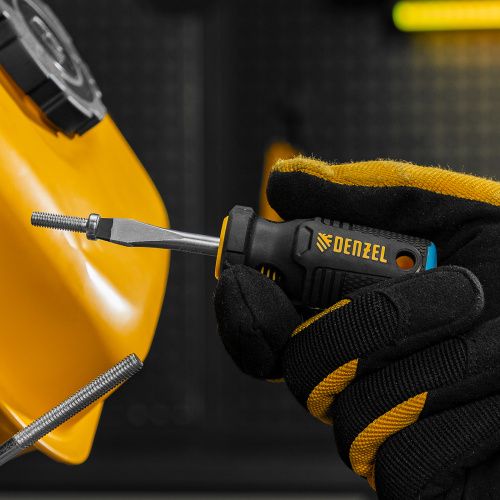 Отвертка SL6x38 мм, CrV, трехкомпонентная рукоятка Denzel купить в Москве с доставкой по всей России | ProtosMarket.ru