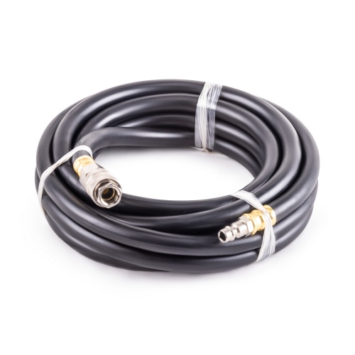 Резиновый маслостойкий воздушный шланг с фитингами Rapid, 20 бар, 15х9 мм, 5 м. AERO купить в Москве с доставкой по всей России | ProtosMarket.ru