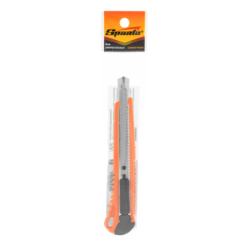 Нож, 9 мм, выдвижное лезвие, металлическая направляющая Sparta купить в Москве с доставкой по всей России | ProtosMarket.ru