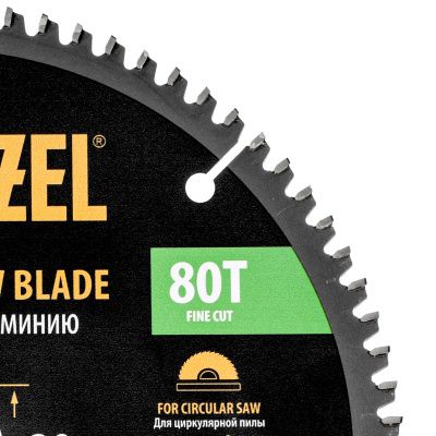 Пильный диск по алюминию ф210 х 30 мм, 80 зубьев Denzel купить в Москве с доставкой по всей России | ProtosMarket.ru