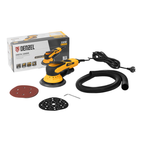Машина шлифовальная орбитальная бесщет OS-150-BL, 350 Вт, 4000-10000 об/мин Denzel по ценам производителя в Москве с доставкой по всей России